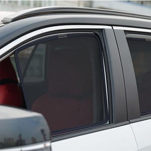 For Mazda CX-5 CX5 2017-2021 Front Windshield Car Sunshade Side Window Blind Sun Shade Magnet Blocker Cover Visor Mesh Curtain