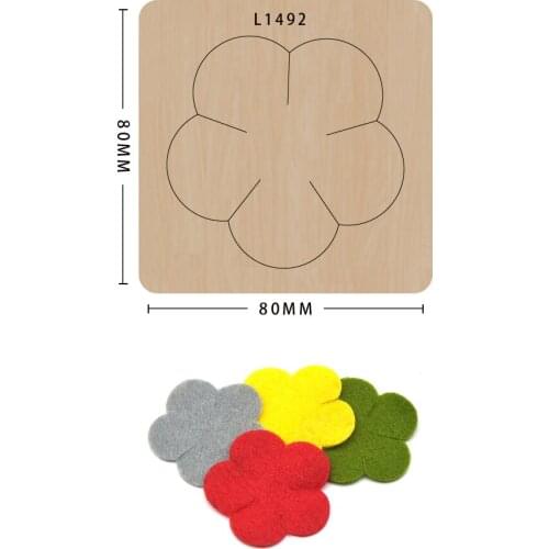 Flower knife mold molds scrapbook handmade wooden molds new craft cutting suitable for common mold cutting machines