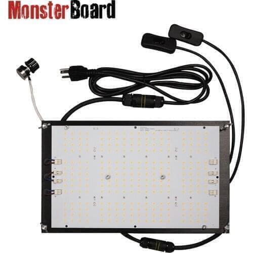 Geeklight лампа цветная monster board 120w lm301h mix 660nm UV IR led grow light for indoor plant