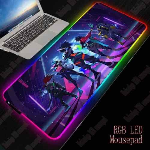 Gaming Glow Mouse Pad Computer Mousepad RGB Large Mouse Pad Gamer XXL Mouse Carpet Big Mause Pad PC Desk Play Mat with Backlit