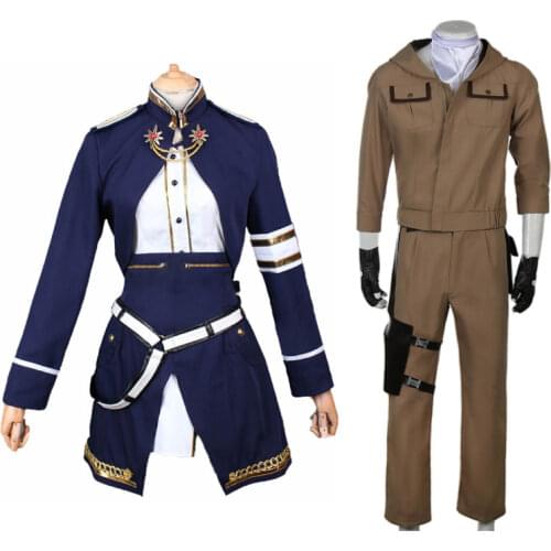 Anime Eighty Six Cosplay Costume 86 Vladilena Milize Cosplay Costume Women Uniform Halloween Dress Outfit Bag Full Set