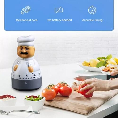 Creative Timer Easy Operate Kitchen Timer Electronic Timer Cooking Baking Helper Customized Gift Without Battery Kitchen Tools