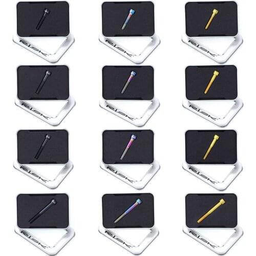 100% Brand New and High Quality Titanium Alloy Bicycle Headset Cap Fixing Bolts M6x30/35/40/50mm MTB Road Bike Stem Screw