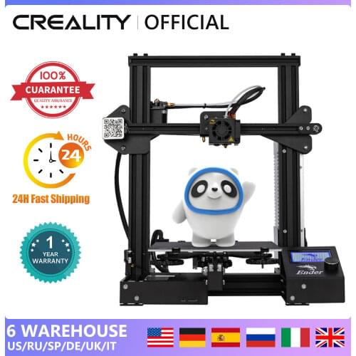 CREALITY Official Ender-3 3D Printer Kit with Resume Printing Function Large Print Size 200x220x250mm Economic DIY FDM Printers