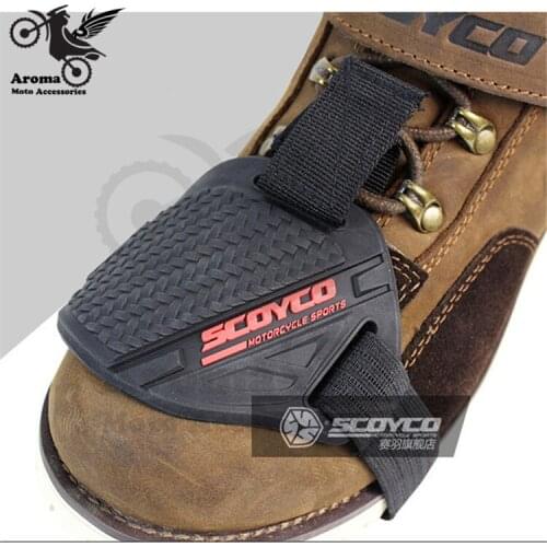 Scooter shoes protective part motocross boots protection gear riding racing brake cover moto shift pad motorcycle accessories