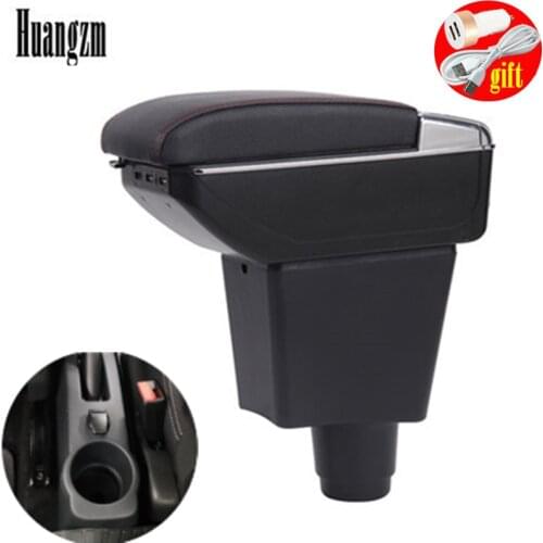For Renault Logan 2 Armrest Box Logan 2 Universal Car Central Armrest Storage Box modification accessories