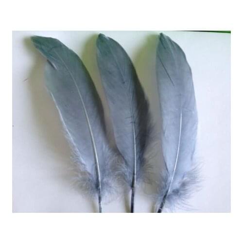 Loose Gray goose feathers (200 Feathers) popularly used for wedding flowers, fascinators, derby hats and flapper headdresses