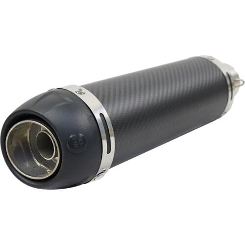 Motorcycle Exhaust Muffler Carbon Fiber Sliding Exhaust Muffler
