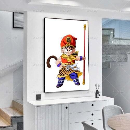 Japanese Anime Dragon Ball Poster Wall Art Canvas Painting Living Room Dorm Decoration Children Room Home Decor Mural Cuadros