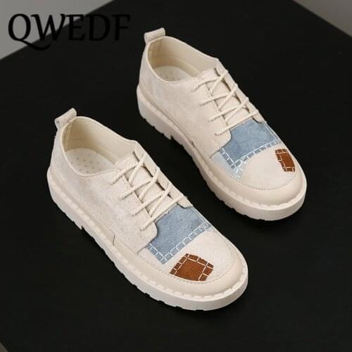 QWEDF 2019 High Quality Sneakers Four Seasons Classic Canvas Women Shoes Breathable Comfortable fashion Outdoor Students X8-42