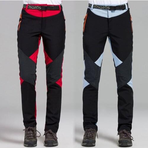 Womens Hiking Pants Softshell Pants Winter Outdoor Warm Fleece Softshell Pants Trousers Camping Hiking Hunting Ski Pants