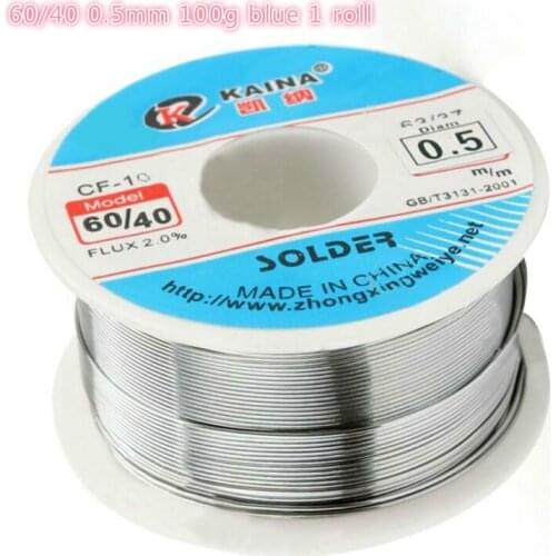 60/40 High Purity Solder Iron Wire Reel No-cleaning Rosin Core Tin Wire for mobile phone electronic components Welding repair