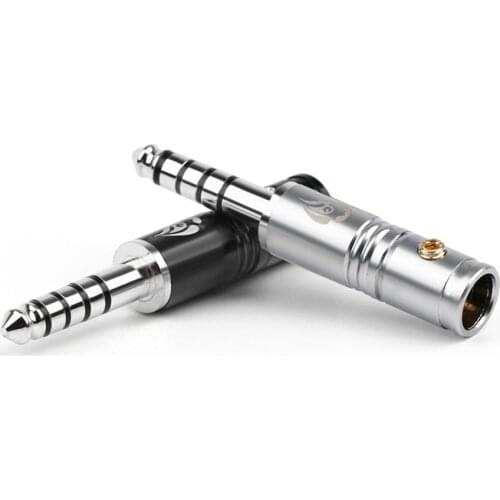 Headset Adapter For Sony NW-WM1Z NW-WM1A AMP Player 4.4mm Gold/Rhodium Audio Connector 5 Poles Stereo Solder Plug DIY