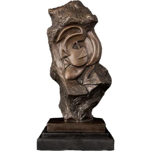 ArtsHom DS-431 Famous reproduction Bronze Abstract Statues by Picasso Classical Sculptures Figurines Indoor Hallway Decoration