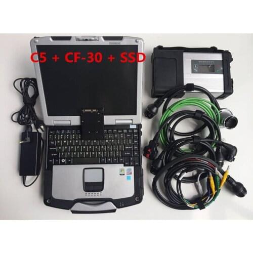Used Laptop CF30 CF-30 diagnostic PC with 2020.12V SSD Software SD Connect Compact 5 Mb Star C5 Profession car Auto Diagnostic