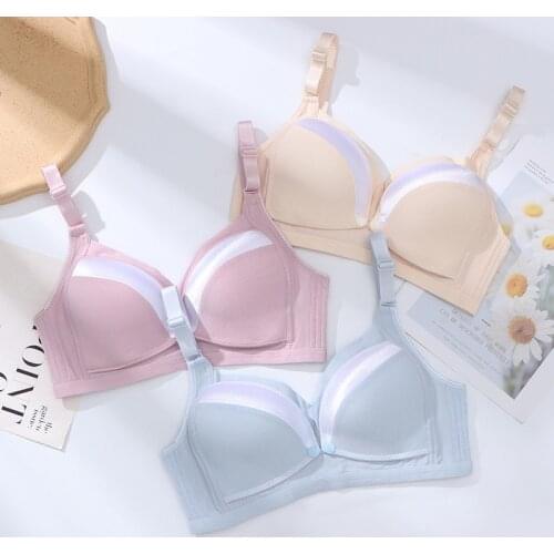 Womens Bra Maternity Bra Front Open Breast-feeding Bra Solid Color Button Underwear Nursing Bras Maternity & Nursing Bras