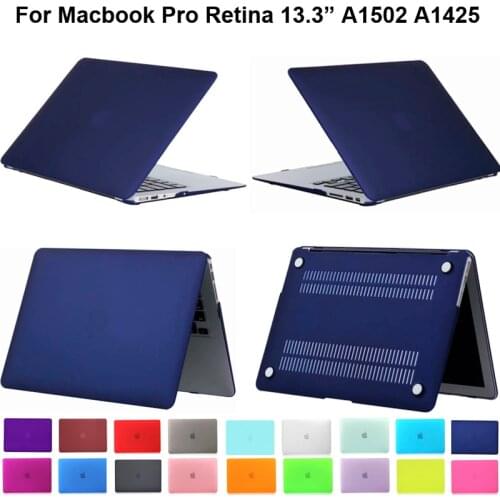 Matte Color Case for Macbook Pro 13 Retina A1502 A1425 Cover Capa MacbookProRetina 13.3 inch Protector Sleeve Shell