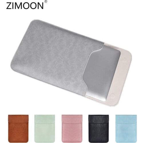 Laptop Sleeve Case for Macbook Air Retina 11.6 inch PU Leather Water Resistant Notebook Bag for Pro 15.4 inch Carry Bag Handbag