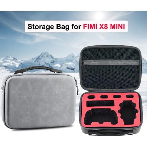 For FIMI X8 Mini Drone Shoulder Bag Protector Handbag Battery Controller Carrying Case Box Waterproof Suitcase Accessory