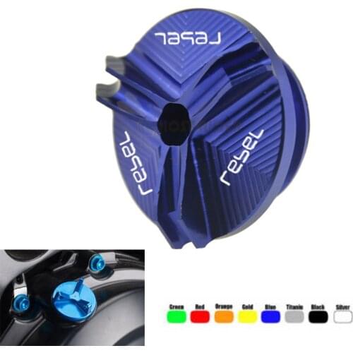 For Honda REBEL CMX 300 500 2017 -2018-2019 motorcycle Oil Filler Cap Plug cover with LOGO Rebel