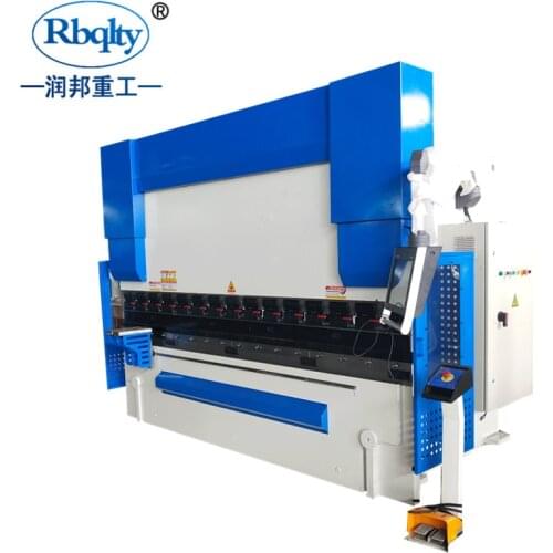 Rbqlty WE67K-100T/3200 DA58T hydraulic press brake folding machine