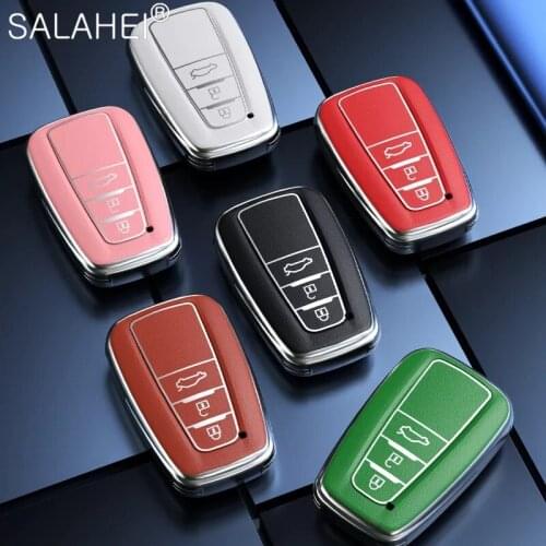 Hot Colorful TPU Car Smart Key Case Protective Cover For Toyota Prius Camry Corolla C-HR CHR RAV4 Prado 2017 2018 Car Styling