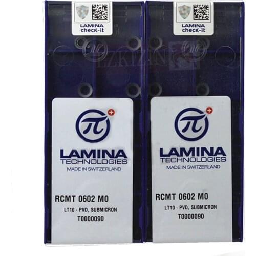 10PCS RCMT0602 RCMT0803 MO LT10 Original Carbide Insert Lathe Milling Tools RCMT Blade CNC Turning Metal Cutter Tool