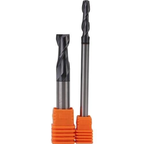 1PC HRC50 2 Blade Endmills Milling Cutter Coating Tungsten 1mm 2mm 3mm 4mm 5mm Top Milling Cutter Wood Milling Cutter