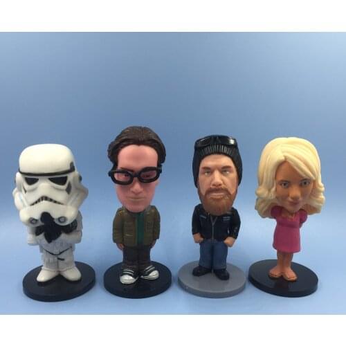 LEONARD Penny DUCK DYNASTY JASE 3.5" Bobble Head Wacky Wobbler Big Bang Figure