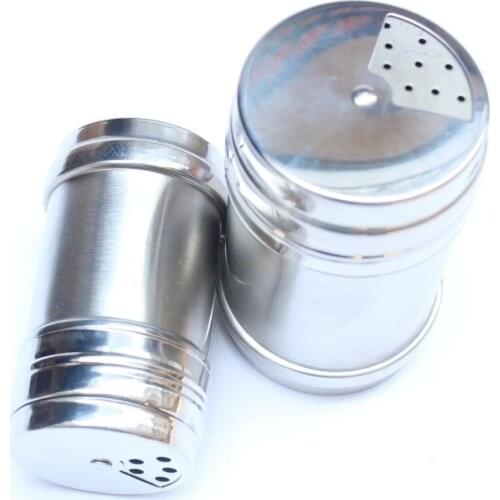 Multi-flavor box Seasoning pot MSG pot Pepper bottle Toothpick pot Stainless steel seasoning bottle kitchen tools set
