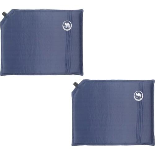 2Pcs Inflatable Stadium Seats Cushion Bleacher Seat Chairs Pad for Camping Beach Picnic Folding & Portable