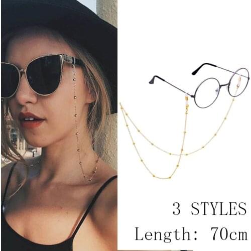 Eye Glasses Sunglasses Spectacles Eyewear Chain Holder Cord Lanyard Necklace Glasses Mask Chain Cord Holder Neck Strap Rope