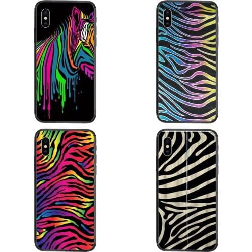 Lightest Design Colorful Neon Zebra For Xiaomi Mi11 M10 Mi10I Mi10S Mi10T Mi9 CC9 Note10 Poco F3 X3 Lite Pro Ultra NFC Mobile