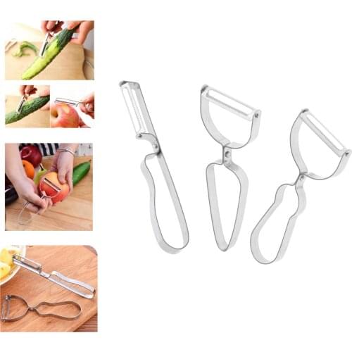 Stainless Steel Fruit Vegetable Peeler Hand Veg Potato Peelers Peeling Tool