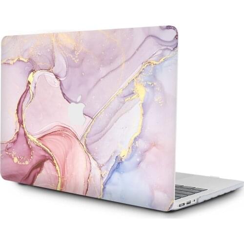 Macbook protective shell pro air case marble Apple notebook protective shell with keyboard membrane