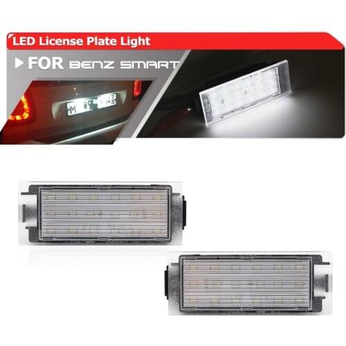 2x For Benz Smart Fortwo Coupe 453 + Brabus Citan Kombi 415 Error Free Led License Plate Lights