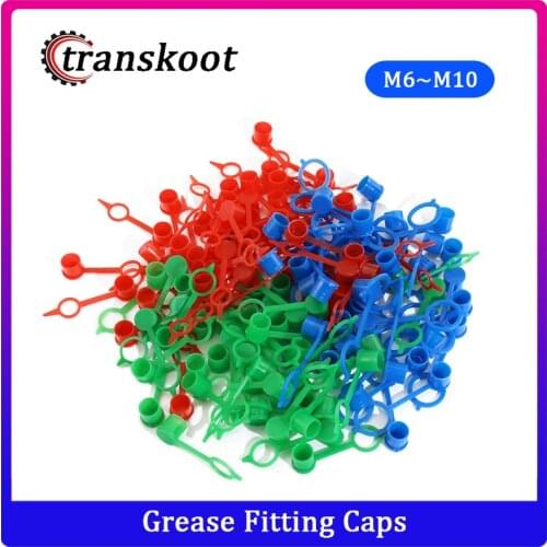 5000PCS 2000PCS M6 M8 M10 Polyethylene Plastic Dust Cover Cap Cover Assortment Kits for Oil Grease Gun Zerk Fitting