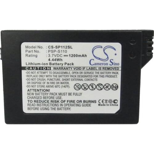 Cameron Sino 1200mAh Battery PSP-S110 for Sony Lite, PSP 2th, PSP-2000, PSP-3000, PSP-3004, Silm