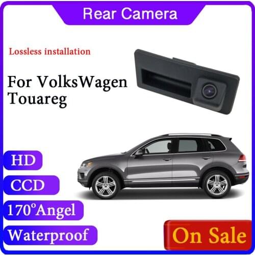 Car Rear View Back Up Camera For VolksWagen VW Touareg 2010~2018 Car Reversing Aid Handle Camera