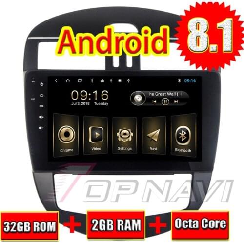 Auto Amplifier for Nissan Tiida H 2011 2012 2013 2014 2015 Android 8.1 10.1'' Topnavi No DVD Big Screen Car Magnitol Radio Tuner
