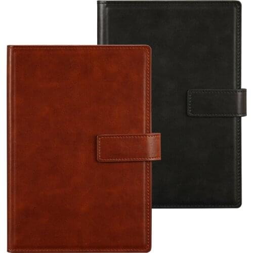 RuiZe Business Office notebook A5 leather planner Agenda 2021 hard cover notebook B5 big note book paper creative stationery