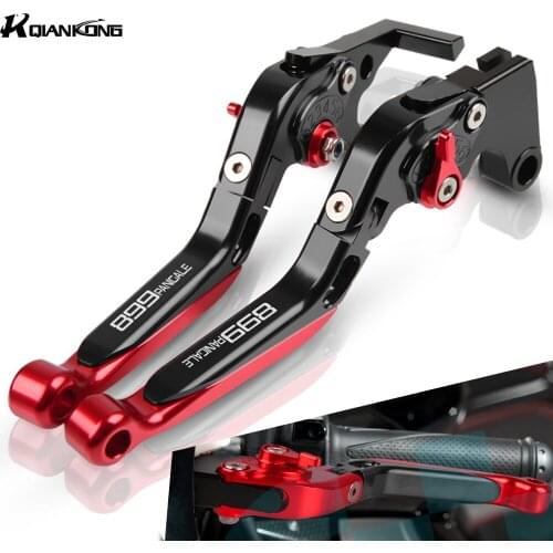 For DUCATI 899 Panigale 899Panigale 2014 2015 with logo Motorcycle Brake Levers Aliuminum Adjustable Brake Clutch Lever Handbar