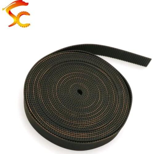 High quality10Meters GT2 Timing belt 2GT 15MM Width 15mm rubber GT2 15MM open belt for 3D Printer Free shipping