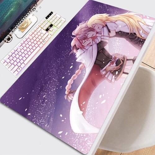 Mouse Gamer Pads With Backlight Computer Table Mouse Pads Anime Speed Gaming Mause Keyboard Mat Gamers Accessories Astolfo Pads