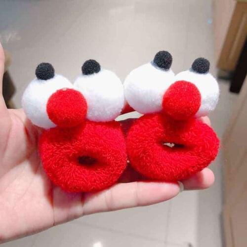 Lovely Big eyes Girls Baby Hair Ring Rope Headwear Scrunchies Elastic Hair Band Kids Hair Accessories for Women Fashion Hair Tie