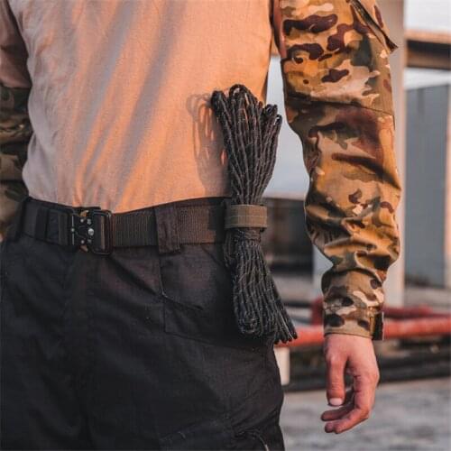 Multi-purpose Glove Hook Military Fan Outdoor Tactical Gloves Climbing Rope Storage Buckle Adjust Camping Glove Hanging Buckle