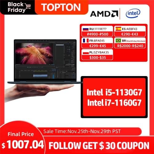 11th Gen Intel Core i5-1130G7 Slim Laptops 16GB RAM 1TB SSD 10.1"HD IPS Micro-Edge Display 2048Level Pessure 36°YOGA 2*USB4.0 Pc