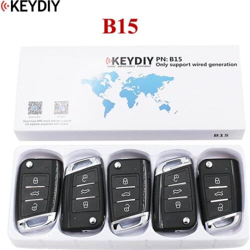 5PCS/LOT, KEYDIY B15 KD-X2 KD900 URG200 KD-X2 Remote Control 3 Buttons Car Key Remote DS Style For KD MINI KD900