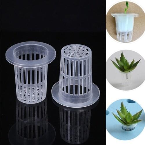 Net Cup Hot Sale 10PCS/Lot Hydroponic Aeroponic Soilless Planting Grow Nursery Basket Popular High Quality Mesh Pot