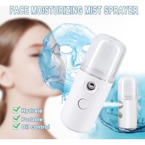 Nano Face Moisturizing Mist Spray Machine USB Facial Mister Facial Humidifier